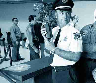 Responsable de seguridad en aeropuerto